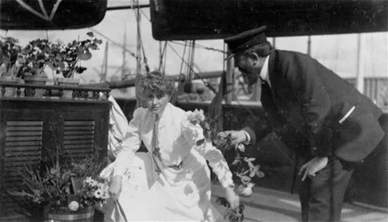 Portrait de Simonne Legrand-Menier (1881-1972) et Gaston Menier (1855-1934)
